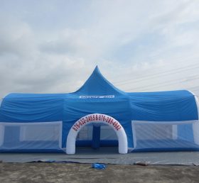Tent1-105 नीला विशाल हवा भरने योग्यतम्बू