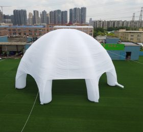 Tent1-403 कस्टम वाणिज्यिक लॉन तम्बू सफेद हवा भरने योग्यमकड़ी तम्बू