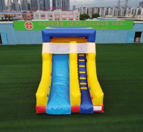 T8-678 आउटडोर बच्चों की हवा भरने योग्यस्लाइड, पार्टी की घटनाओं के लिए सूखी स्लाइड, पूल स्लाइड
