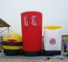 S4-232 बर्गर सेट विज्ञापन inflatable