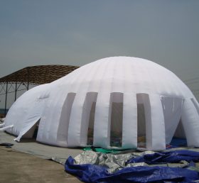 Tent1-410 विशाल सफेद हवा भरने योग्यतम्बू
