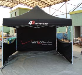 F1-22 वाणिज्यिक तह काले चंदवा तम्बू