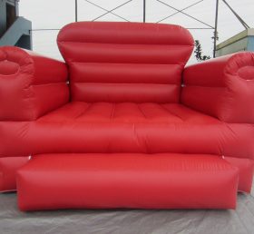 S3-5 लाल सोफा विज्ञापन inflatable