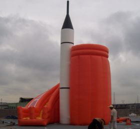 T8-225 रॉकेट हवा भरने योग्यस्लाइड विशाल स्लाइड