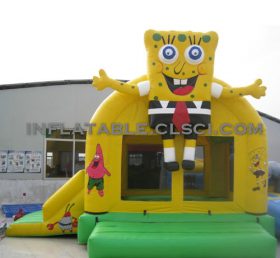 T2-3054 Spongebob जंपिंग कैसल