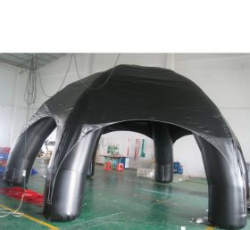Tent1-321 काला विज्ञापन गुंबद हवा भरने योग्यतम्बू