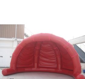 Tent1-325 लाल आउटडोर हवा भरने योग्यतम्बू