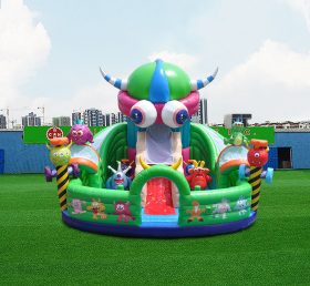 T6-442 राक्षस विशालकाय हवा भरने योग्यमनोरंजन पार्क हवा भरने योग्यtrampoline बच्चों के खेल का मैदान