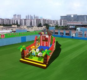 T6-458 फार्म विशाल हवा भरने योग्यमनोरंजन पार्क बच्चों के trampoline खेल का मैदान
