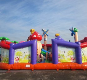 T6-460 फार्म विशाल हवा भरने योग्यमनोरंजन पार्क बच्चों के ग्राउंड बाधा खेल