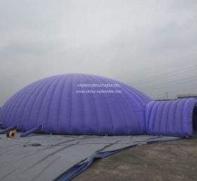 Tent1-501 विशाल बैंगनी हवा भरने योग्यतम्बू