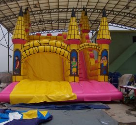 IC1-002 वयस्क बच्चों के लिए हवा भरने योग्यमहल trampoline