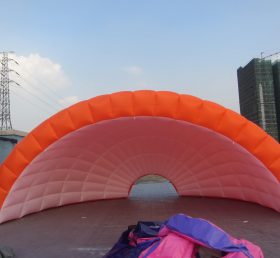 Tent1-603 नारंगी विशाल हवा भरने योग्यतम्बू