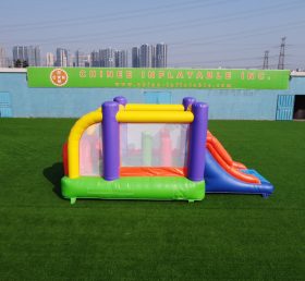 T2-3253 हवा भरने योग्यबाधा रनवे उछाल घर संयोजन बच्चों के खेल का मैदान