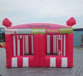 Tent1-533 पार्टी हाउस किराये के लिए लाल हवा भरने योग्यतम्बू