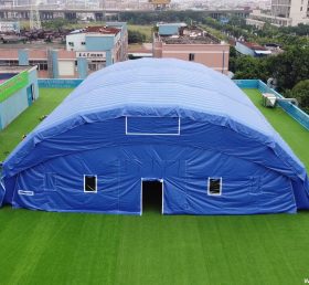 Tent1-700 हवा भरने योग्यतम्बू विशाल आउटडोर शिविर पार्टी विज्ञापन अभियान बड़ा नीला तम्बू