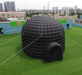 Tent1-415B विशाल आउटडोर काले हवा भरने योग्यगुंबद तम्बू