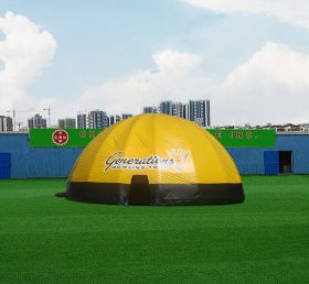 Tent1-4286 पीले हवा भरने योग्यमकड़ी तम्बू