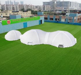 Tent1-4677 बड़े हवा भरने योग्यगुंबद प्रदर्शनी हॉल